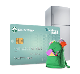 İhtiyaç Kart her zaman yanınızda!