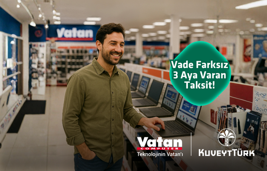 Vatan Bilgisayar Vade Farksız 3 Taksit Fırsatı