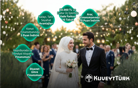 Evlilik paketi avantajları ve evlenen bir çift