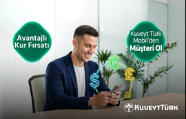 elinde telefonuna bakan genç adam ve telefon çevresinde döviz ikonları