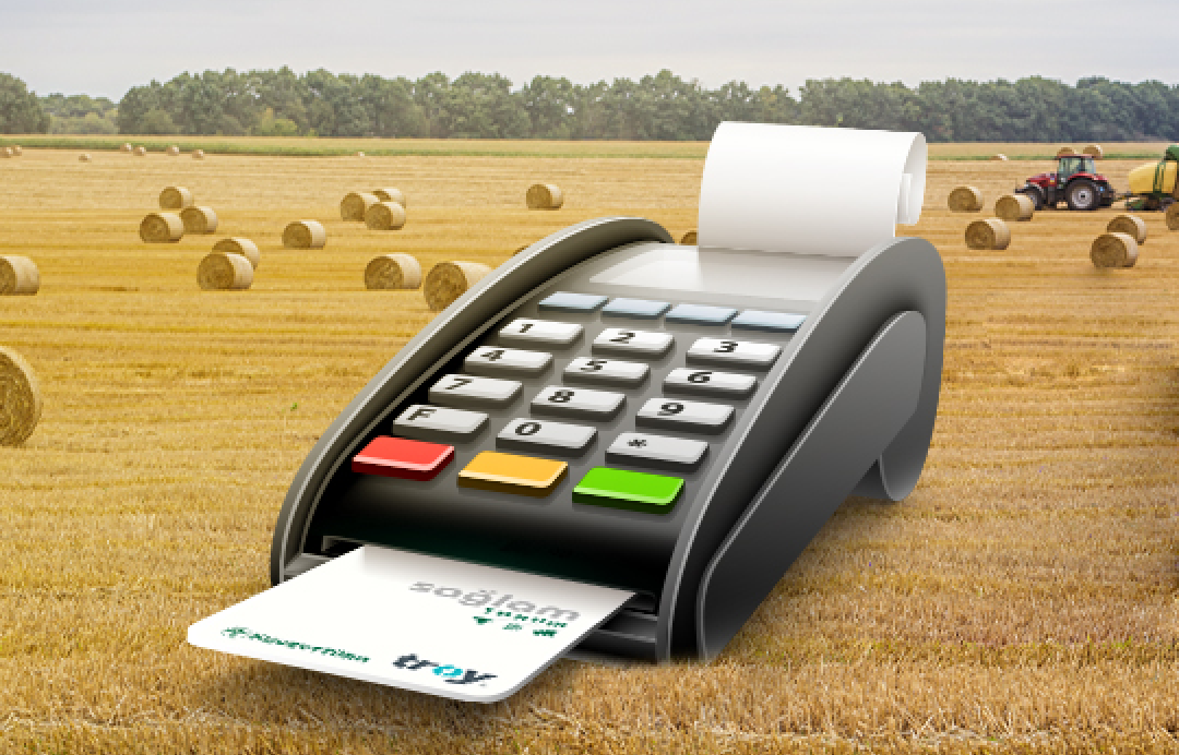 Tarlada bulunan Tarım POS cihazı