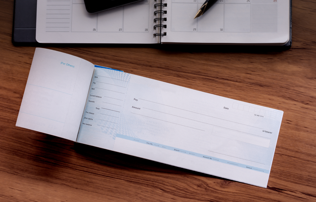 Cheque book