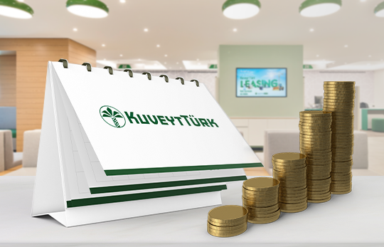 calendar and coins in bank branches