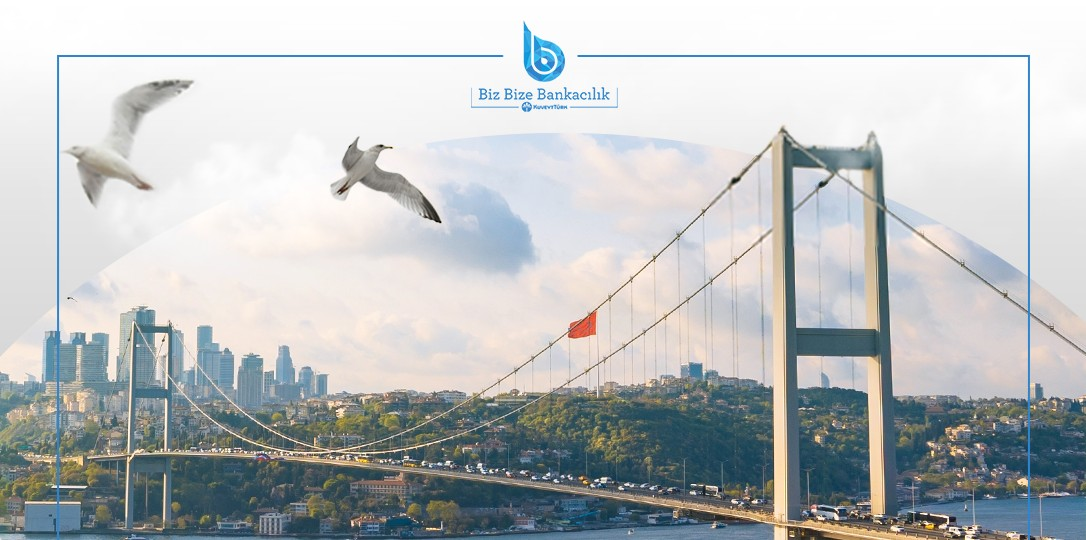 crossing the bridge on the bosphorus in Istanbul